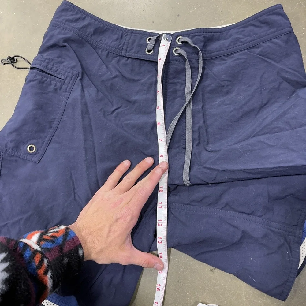 Vintage Y2K Patagonia Canoe Paddler Board Shorts Mens 31 X 8 Blue Cargo Pocket